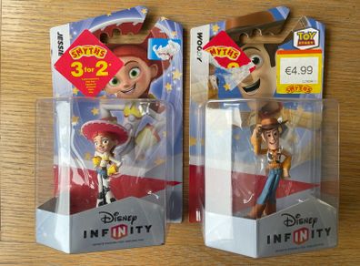 Toy Story Disney Infinity Figures. Jessie and Woodie.
