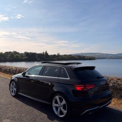 Genuine Audi RS3 8V.2 19-inch 5-arm Rotor alloy wheels with new tires