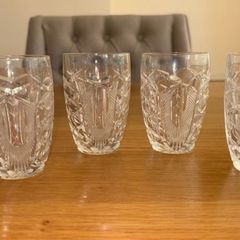 Set of 4 Vintage Waterford Crystal Tumblers
