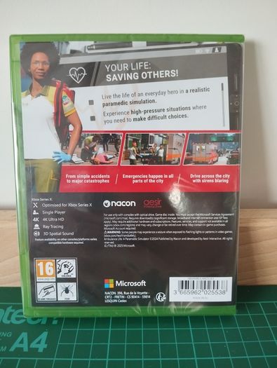 Ambulance Life: A Paramedic Simulator  Xbox Series X (Sealed)