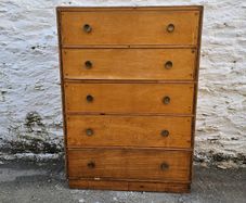 Bespoke Vintage Birch Chest of Drawers