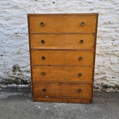 Bespoke Vintage Birch Chest of Drawers
