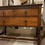 Antique oak vanity table Image 4