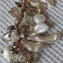 Pearls and crystals sterling silver necklace Image 6
