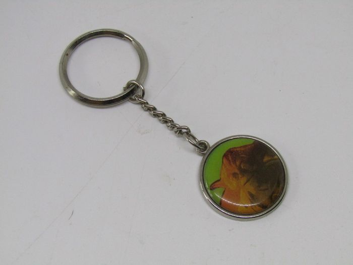 Vintage Star Wars metal key chain Yoda