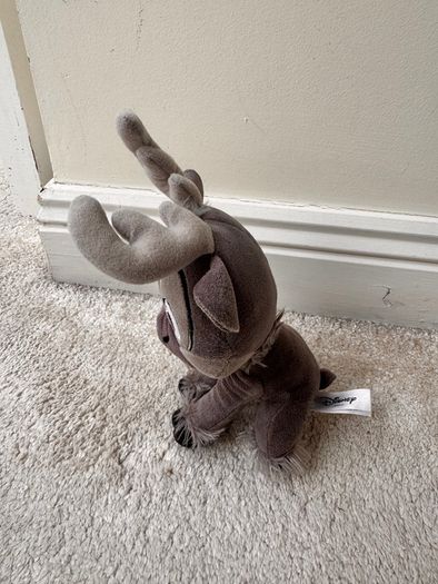 Disney Frozen Baby Sven Grey Reindeer Plush approx. 18 cm. loose horns