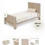 Babystyle Bordeaux Cot Bed, Oak Image 5