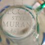 Tree of Life Blue Venetian Glass Bud Vase - Handmade in Italy, Colorful Murano Glass Vase Image 6