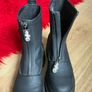 Buffalo Aspha rain zip Boots (vegan), Size 6.5UK, Black Image 2