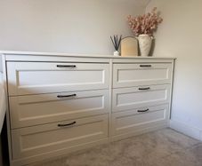IKEA SONGESAND White Double Chest of Drawers