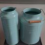 Vintage 1999 IKEA milk can blue Image 2
