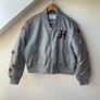 Tommy Hilfiger x Gigi Hadid Grey Bomber Jacket Image 3