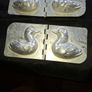 Rare Collectable Antique Duck Chocolate Mold 1920s French Aluminum Candy Mold Price Is For 1 Only, I have 10,.  Postage Available or Collection, Image 2