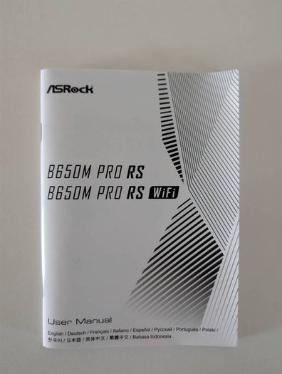 ASRock B650M Pro RS WiFi Motherboard - AM5, DDR5 (Boxed)