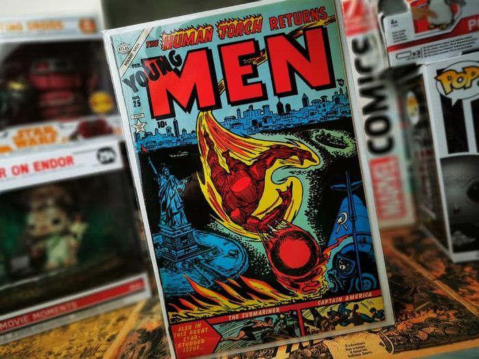 Young Men ! Issue #25 ! STAN LEE ! 1994 Marvel Vintage Pack Edition !