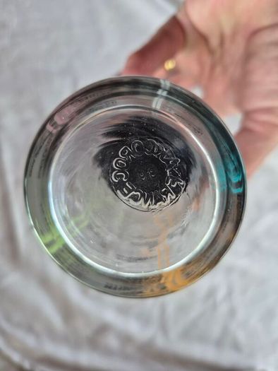 Vintage Arcoroc glass cocktail shaker