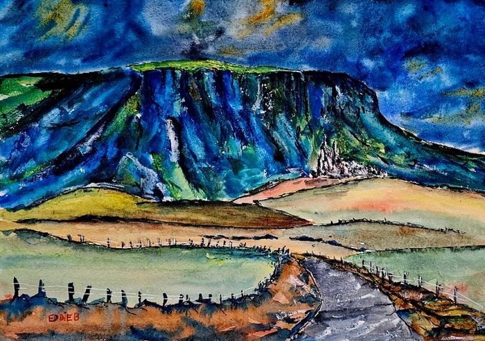 ben bulben watercolour