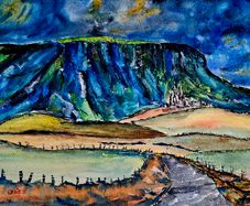 ben bulben watercolour