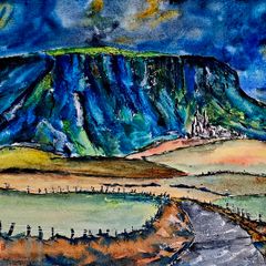 ben bulben watercolour