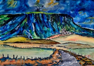 ben bulben watercolour