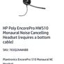 Plantronics HW510 mono headphone Image 2