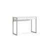 Slimline white gloss study/laptop desk Image 3