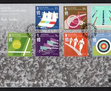 2012 Isle of Man Olympic Games, London Commemorative Stamps First Day Cover (FDC)