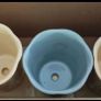 NEW HOMCO Home Interiors Country Inn Collection Quality Planters Pot Trio & Tray Image 2