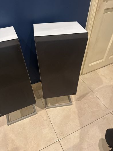 Beovox S75 speakers with stands