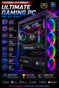 Custom gaming PC i7 16 rtx3080