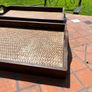 Set of 2 woven boho serving trays Image 3
