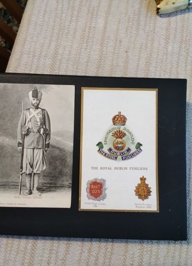 Two   Millitary  Postcards