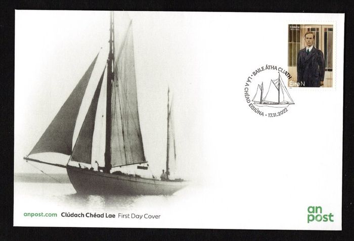 2022 Ireland Centenary of the Death of Erskine Childers Commemorative Stamp An Post First Day Covers (FDC)