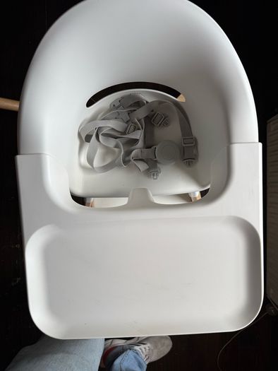Stokke Clikk High Chair White + Wood