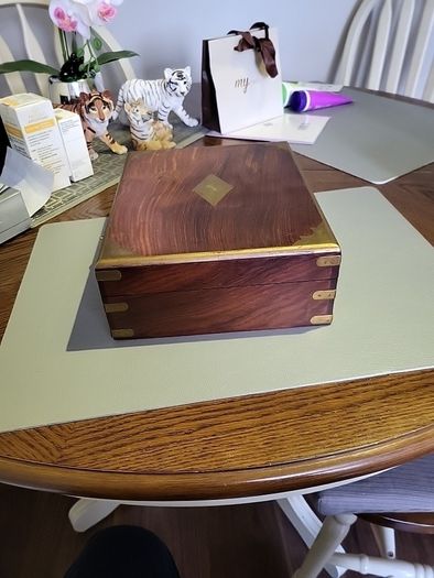 vintage rosewood box