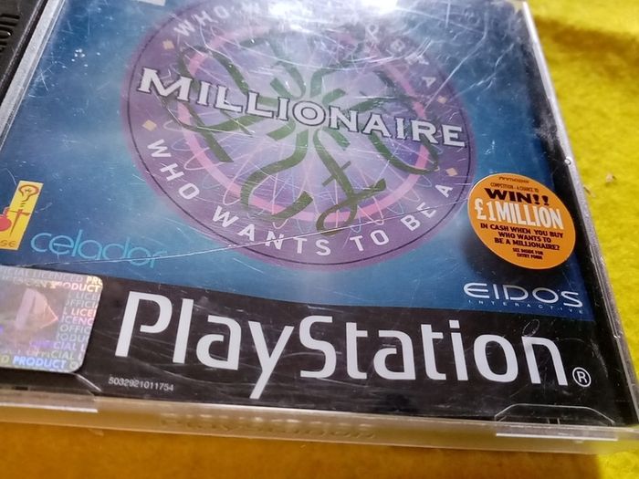 Who wants to be a millionaire PlayStation1 Ps1 PlayStation 2 ps2 games Original