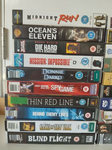 Classic Movies & Action VHS Collection