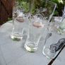 3 x pint glass vintage Image 2