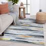 Rugs Living Room Large Artistic Modern Carpet Unique Area Rugs, Anti-skid Short Pile Carpets Room Mat for Bedroom Living Room 120 x 160 cm, stripe (FREE SHIPPING) Image 2