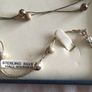 sterling silver necklace & bracelet set Image 3