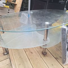 glass coffee table
