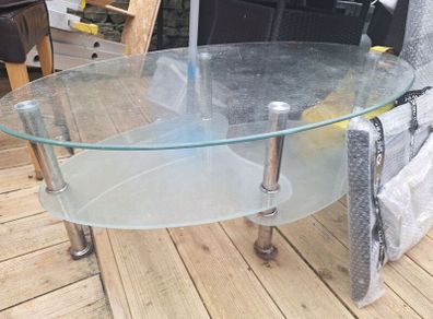 glass coffee table