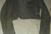 Grey Sparkly Bolero