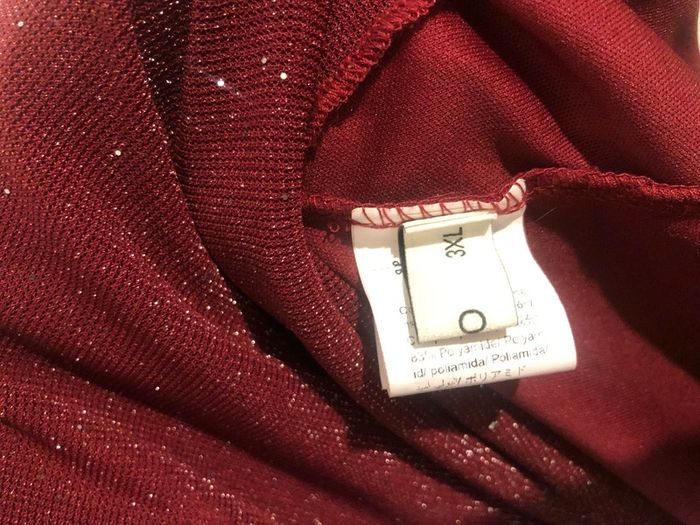 Red sparkly dress (3XL)