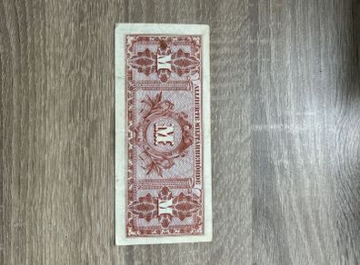 1 Mark Allied Military Currency Germany 1944  45 Original