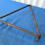 Antique Heavy duty cast iron cooking tripod Image 4