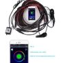 4PCS 12V IP65 Bluetooth App Control Flowing Color RGB LED Strip Under Car 90 120cm Tube Underglow Underbody System Neon Light Image 2