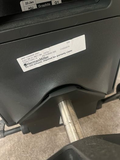 Herman Miller Ergonomic Desk (chair)