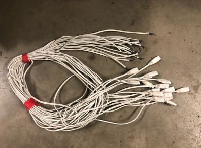 16 of 2 core Under Cabinet lighting cables tails