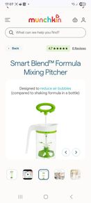 Munchkin Smart Blend Formula Mixing Pitcher